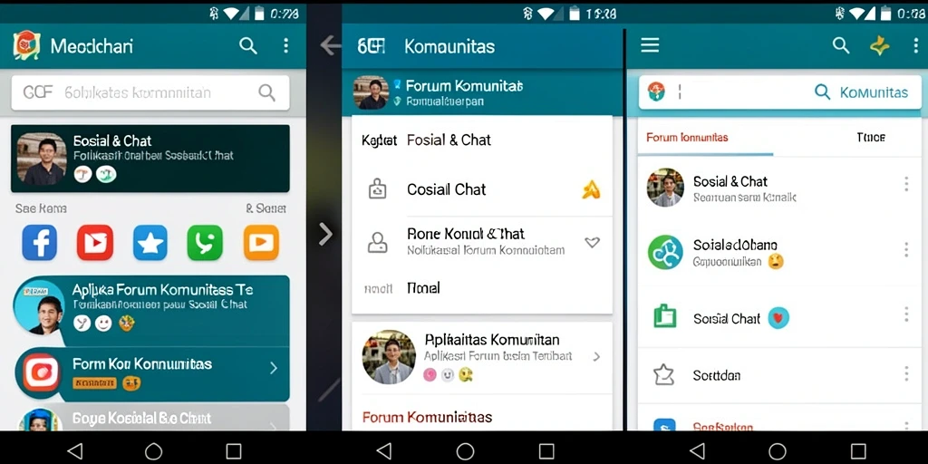 Tampilan antarmuka 6CF yang intuitif untuk Forum Komunitas.