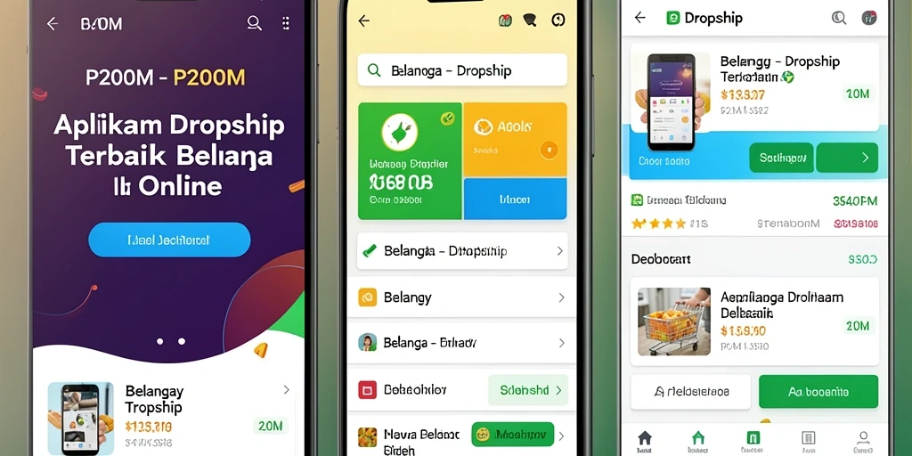 Tampilan antarmuka aplikasi P200M yang menarik dan mudah digunakan.