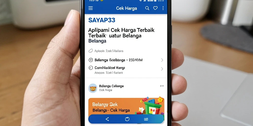 Tampilan antarmuka sederhana dan fungsional dari SAYAP33.
