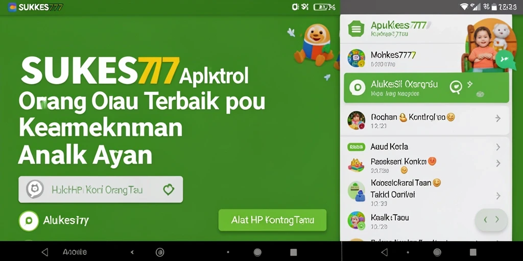 Antarmuka sederhana SUKSES777 untuk kontrol orang tua yang efektif.